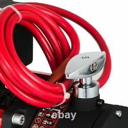13500lb 12v Electric Winch 4x4 Synthetic Rope Gear Train Roller Fairlead Vtt Utv