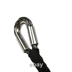 30M10MM Corde de treuil synthétique 26500lbs Sangles de remorquage robustes pour voiture, VTT et VUS