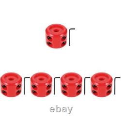 5 Ensembles de Butée de Treuil pour Corde Synthétique Protecteur de Câble de Corde de Filetage