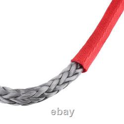 88,6' Longueur 20500 Lbs Edition Treuil Synthétique Rope & Hawse Fairlead Noir
