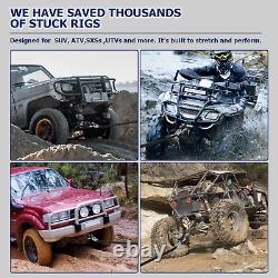 Câble de corde synthétique de treuil de 31000 LBs 30M d'urgence pour véhicule ATV Quad SUV
