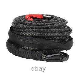 Câble de treuil en fibre synthétique Corde de treuil 7.5T Force 9.5mm X 25m Avec protection