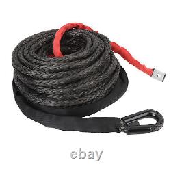 Câble de treuil en fibre synthétique Corde de treuil 7.5T Force 9.5mm X 25m Avec protection