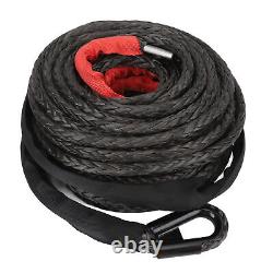 Câble de treuil en fibre synthétique Corde de treuil 7.5T Force 9.5mm X 25m Avec protection