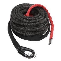 Câble de treuil en fibre synthétique Corde de treuil 7.5T Force 9.5mm X 25m Avec protection