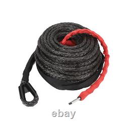 Câble de treuil en fibre synthétique Corde de treuil 7.5T Force 9.5mm X 25m Avec protection