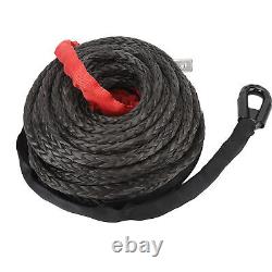 Câble de treuil en fibre synthétique Corde de treuil 7.5T Force 9.5mm X 25m Avec protection