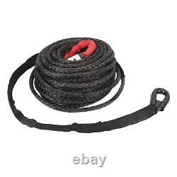 Câble de treuil en fibre synthétique Corde de treuil 7.5T Force 9.5mm X 25m Avec protection