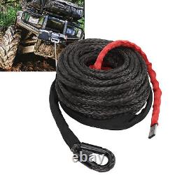 Câble de treuil en fibre synthétique Corde de treuil 7.5T Force 9.5mm X 25m Avec protection