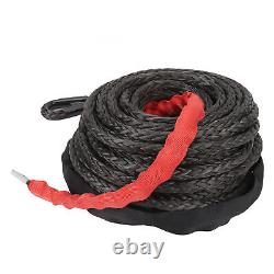 Câble de treuil en fibre synthétique Corde de treuil 7.5T Force 9.5mm X 25m Avec protection