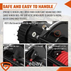 Câble de treuil synthétique Gearzaar 10mmx30m 12000 kg pour SUV et camion