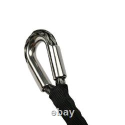 Corde de treuil 10mm x 30m Corde synthétique de remorquage et de récupération 20500lbs pour SUV 4x4 tout-terrain.