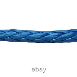 Corde de treuil de récupération synthétique avec crochet (8MM x 15M 12MM x 30M usage intensif)