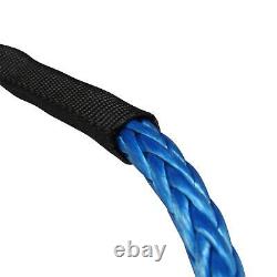 Corde de treuil de récupération synthétique avec crochet (8MM x 15M 12MM x 30M usage intensif)