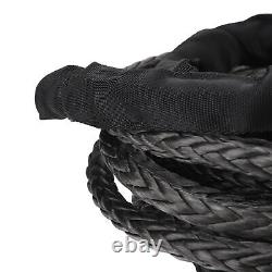 Corde de treuil synthétique 12000 kg de résistance à la rupture, résistant à la traction, facile à utiliser.