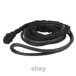 Corde de treuil synthétique 12 mm d'épaisseur ligne de treuil 26455 lbs de résistance à la rupture