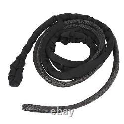 Corde de treuil synthétique 12 mm d'épaisseur ligne de treuil 26455 lbs de résistance à la rupture
