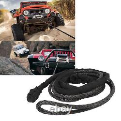 Corde de treuil synthétique 12 mm d'épaisseur ligne de treuil 26455 lbs de résistance à la rupture