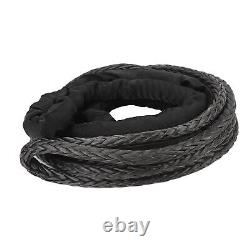 Corde de treuil synthétique 12 mm d'épaisseur ligne de treuil 26455 lbs de résistance à la rupture