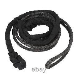 Corde de treuil synthétique 12 mm d'épaisseur ligne de treuil 26455 lbs de résistance à la rupture