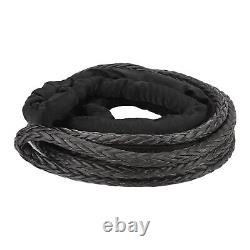 Corde de treuil synthétique 12 mm d'épaisseur ligne de treuil 26455 lbs de résistance à la rupture