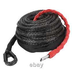 Corde de treuil synthétique 16534lbs Corde de câble de ligne de treuil pour véhicule tout-terrain 4WD ATV