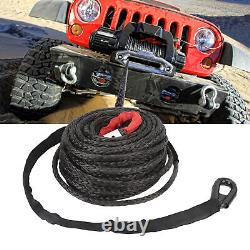 Corde de treuil synthétique de 7,5 tonnes avec manchon de protection pour UTV