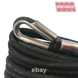 Corde synthétique WINCHMAX Armourline 25m/13mm + crochet MBL 14,900KG