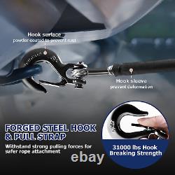 Corde synthétique de treuil Câble de treuil 3/8 x 100' 26500 lbs pour SUV Truck