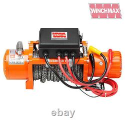Electric Winch 13500lb 24v Synthétique Rope Winchmax 4x4/recovery Wireless Dyneema