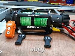 Électrique. Winch Recovery Truck Hi-viz Synthetic Rope Free Cover 325,00 Inc Vat