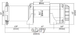 Kit Treuil 2500 Lb Pour Honda Trx 520 Rubicon 2020-2021 (corde Synthétique)