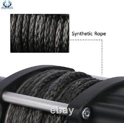 Kit de treuil électrique avec corde synthétique et guide de câble étanche IP67 avec télécommande sans fil
