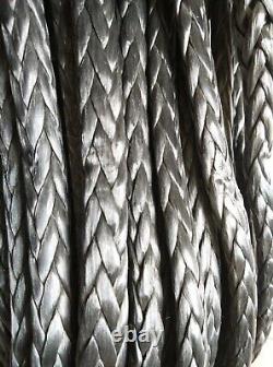 Ligne de treuil grise de 10mm30m, corde de remorquage, corde en fibre synthétique, corde en plasma pour 4x4