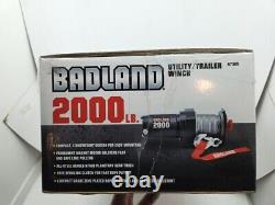 NOUVEL Treuil Badland 2 000 lb avec Corde Synthétique et Télécommande