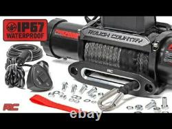 Rough Country 12000lb Pro Series Electric Winch Synthetic Rope
