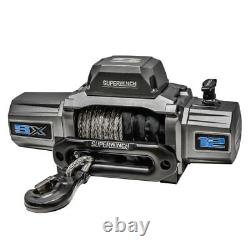 Superwinch 12000 Lbs 12v DC 3/8in X 80ft Rope Synthétique Sx 12000sr Treuil