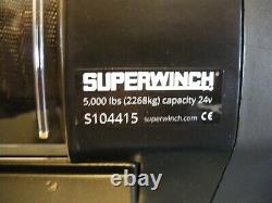 Superwinch S104415 S5000 Winch Électrique 24v Avec Corde Synthétique 5000lb