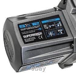 Superwinch SX12SR Treuil 12k Corde Synthétique Lumière LED 12V Télécommande Sans Fil 1712201