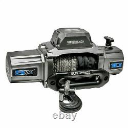 Superwinch Sx10000sr 12vdc Winch 10000lbs Single Line Pull 80' Corde Synthétique