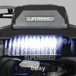 Superwinch Sx10sr Treuil À Corde Synthétique 1710201 5,5 HP 10 000 Lb W Télécommande