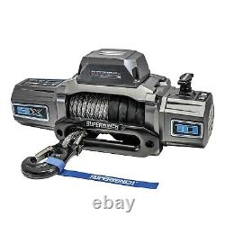 Superwinch Sx Series Sx10sr 10 000 Lb. Treuil 5,5 Ch Ligne Tirer Rope Synthétique