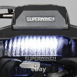 Superwinch Sx Series Sx10sr 10 000 Lb. Treuil 5,5 Ch Ligne Tirer Rope Synthétique