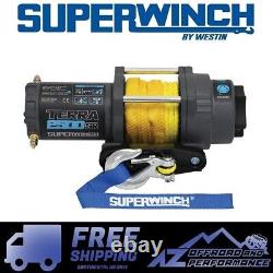 Superwinch Terra 2500 Atv / Utv Winch 1,5 Ch 2500 Lbs Ligne Tir Corde Synthétique