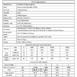 TF3320 Treuil Terrafirma M12.5S 2 Télécommandes Sans Fil Corde Synthétique 12v Defender 90