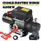 Treuil Électrique 13500lb 12v CÂble SynthÉtique 4x4/retrait 2 TÉlÉcommandes Sans Fil 1 TÉlÉcommande Filaire