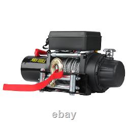 TREUIL ÉLECTRIQUE 13500lb 12V CÂBLE SYNTHÉTIQUE 4x4/RETRAIT 2 TÉLÉCOMMANDES SANS FIL 1 TÉLÉCOMMANDE FILAIRE