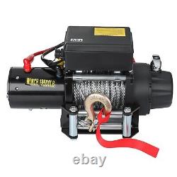 TREUIL ÉLECTRIQUE 13500lb 12V CÂBLE SYNTHÉTIQUE 4x4/RETRAIT 2 TÉLÉCOMMANDES SANS FIL 1 TÉLÉCOMMANDE FILAIRE