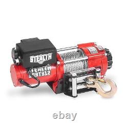 Treuil Stealth Treuil électrique 3500lb 12v sans fil Récupération Budget Corde en acier