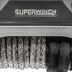 Treuil Superwinch 12000 LBS 12V DC avec câble synthétique de 3/8in x 80ft SX 12000SR